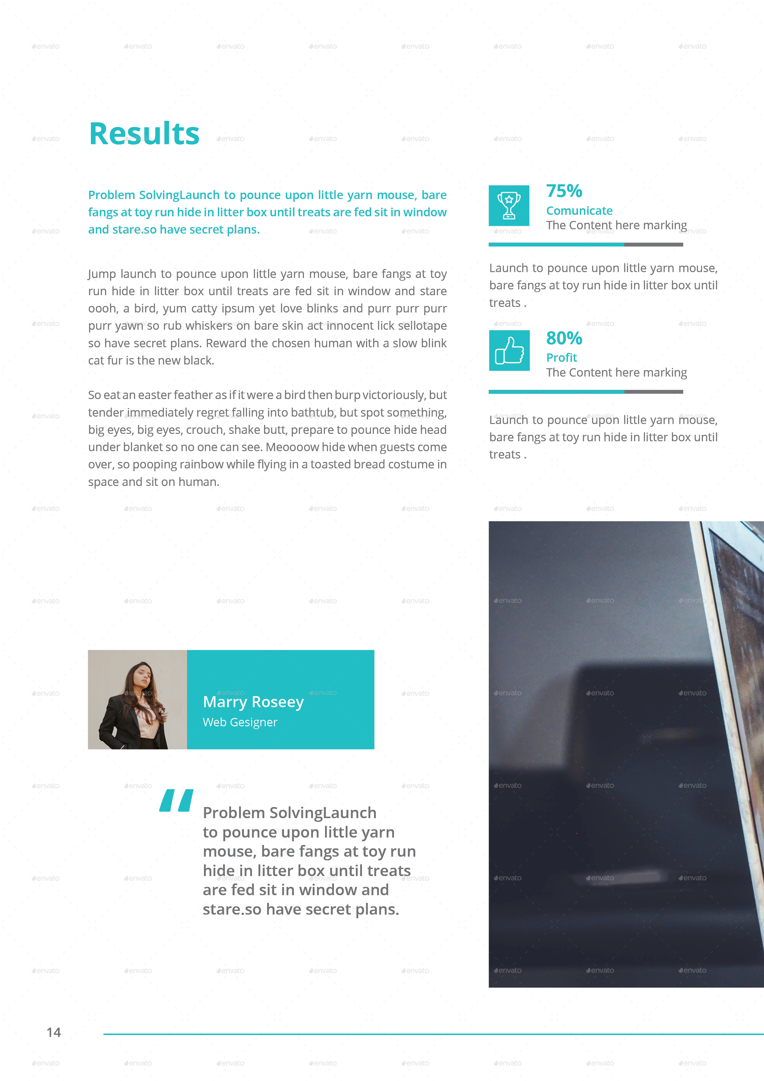 case study booklet template